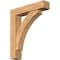 Ekena Millwork Thorton Block Smooth Bracket w/ Offset Brace, Western Red Cedar, 7 1/2"W x 34"D x 40"H BKT0806X34X40THR05SWR - alternate 1